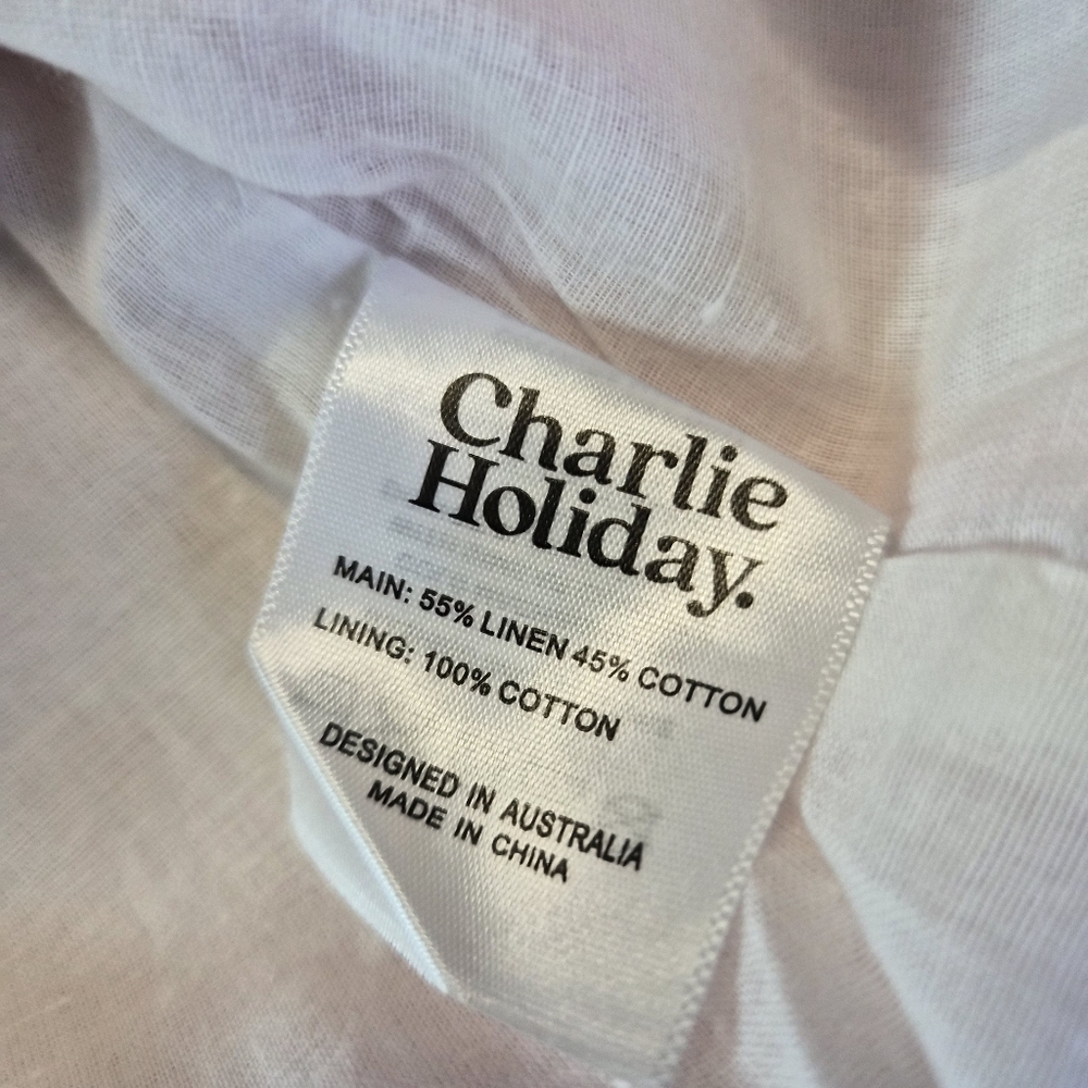 Charlie Holiday Andrea Check Mini Skirt Sz 4 - Picture 5 of 8